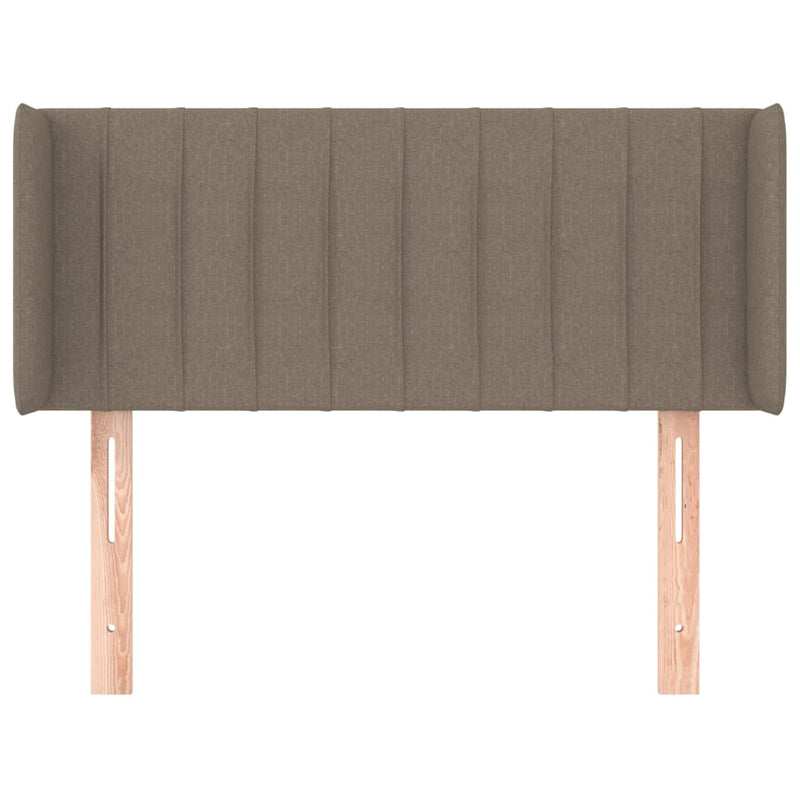 vidaXL tópszínű szövet fejtámla 103x16x78/88 cm