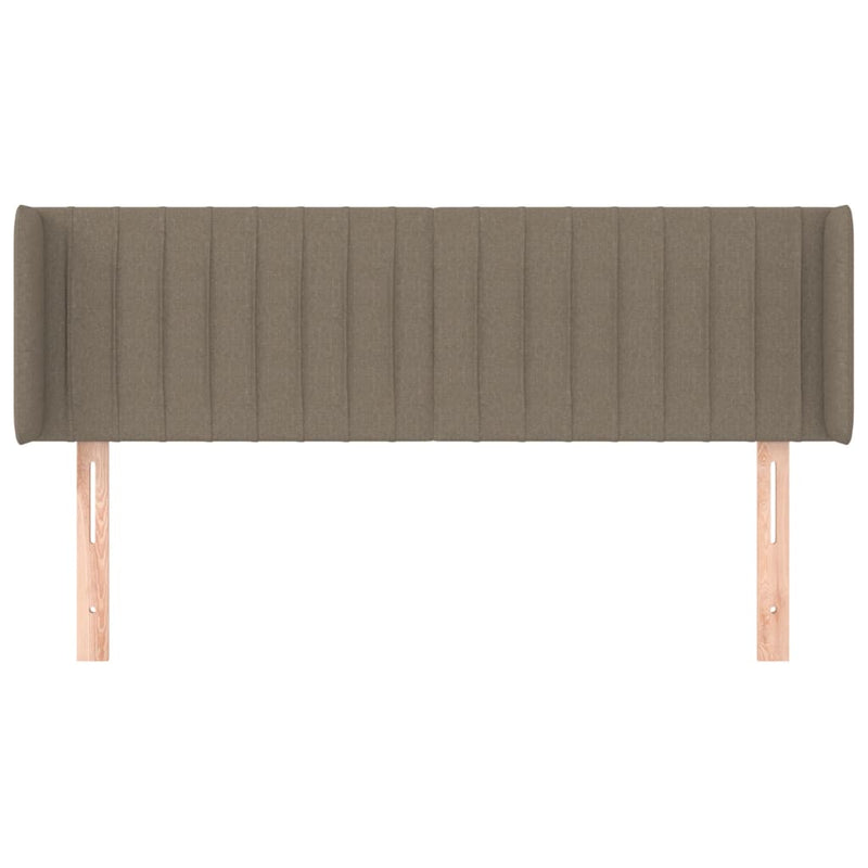 vidaXL tópszínű szövet fejtámla 147x16x78/88 cm