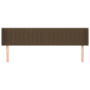 vidaXL sötétbarna szövet fejtámla 183x16x78/88 cm