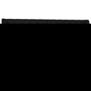 vidaXL fekete szövet fejtámla szárnyakkal 163x16x78/88 cm