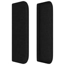 vidaXL fekete szövet fejtámla szárnyakkal 163x16x78/88 cm