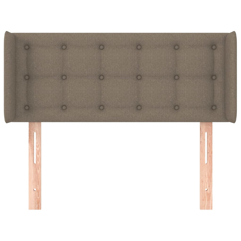 vidaXL tópszínű szövet fejtámla 83x16x78/88 cm