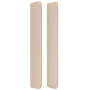 vidaXL cappuccino műbőr fejtámla szárnyakkal 83x16x118/128 cm