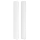 vidaXL fehér műbőr fejtámla szárnyakkal 203x16x118/128 cm