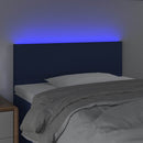 vidaXL kék szövet LED-es fejtámla 80 x 5 x 78/88 cm