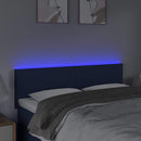 vidaXL krémszínű szövet LED-es fejtámla 144x5x78/88 cm