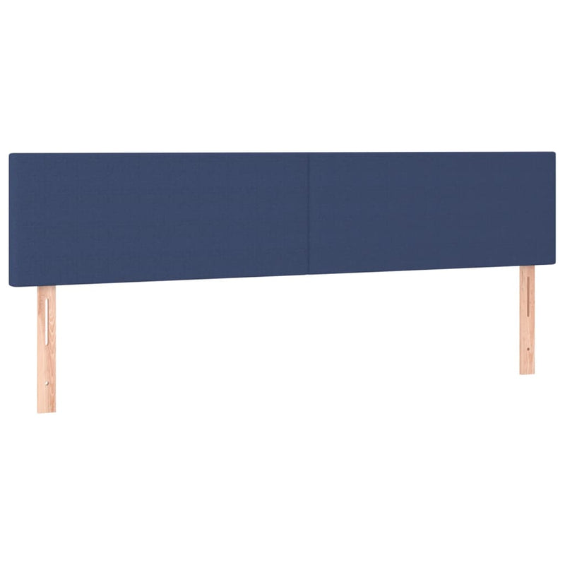 vidaXL kék szövet LED-es fejtámla 180x5x78/88 cm
