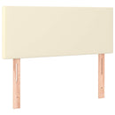vidaXL krémszínű műbőr LED-es fejtámla 80 x 5 x 78/88 cm