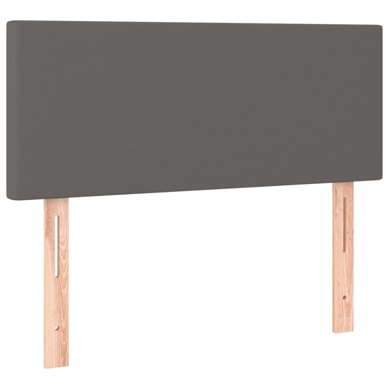 vidaXL szürke műbőr LED-es fejtámla 80 x 5 x 78/88 cm