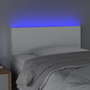 vidaXL fehér műbőr LED-es fejtámla 90 x 5 x 78/88 cm