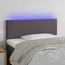 vidaXL szürke műbőr LED-es fejtámla 90 x 5 x 78/88 cm