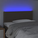 vidaXL tópszínű szövet LED-es fejtámla 90x5x78/88 cm