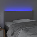 vidaXL szürke műbőr LED-es fejtámla 80 x 5 x 78/88 cm