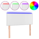 vidaXL fehér műbőr LED-es fejtámla 100 x 5 x 78/88 cm