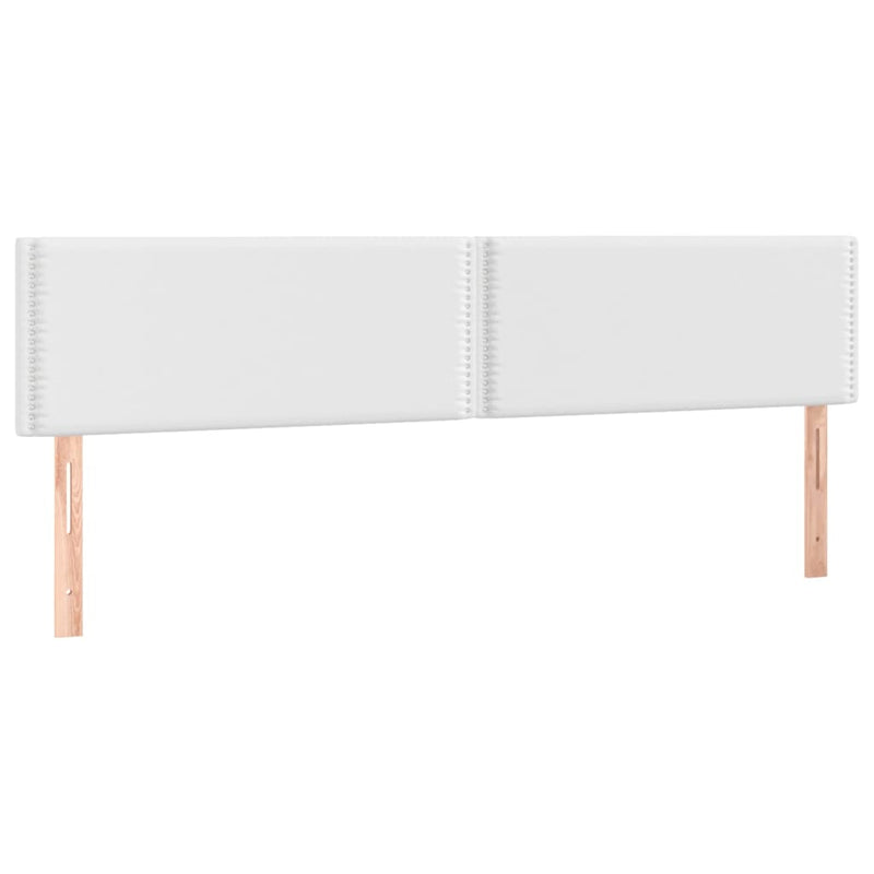 vidaXL fehér műbőr LED-es fejtámla 160 x 5 x 78/88 cm