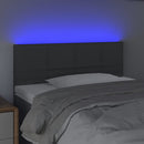 vidaXL sötétszürke szövet LED-es fejtámla 80 x 5 x 78/88 cm