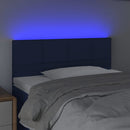 vidaXL kék szövet LED-es fejtámla 80 x 5 x 78/88 cm