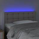 vidaXL szürke műbőr LED-es fejtámla 80 x 5 x 78/88 cm