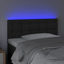 vidaXL fekete műbőr LED-es fejtámla 100 x 5 x 78/88 cm