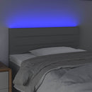 vidaXL világosszürke szövet LED-es fejtámla 90x5x78/88 cm