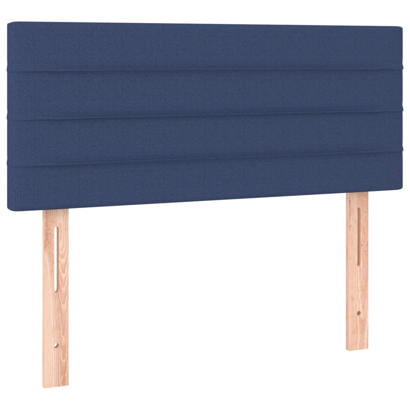 vidaXL kék szövet LED-es fejtámla 100x5x78/88 cm