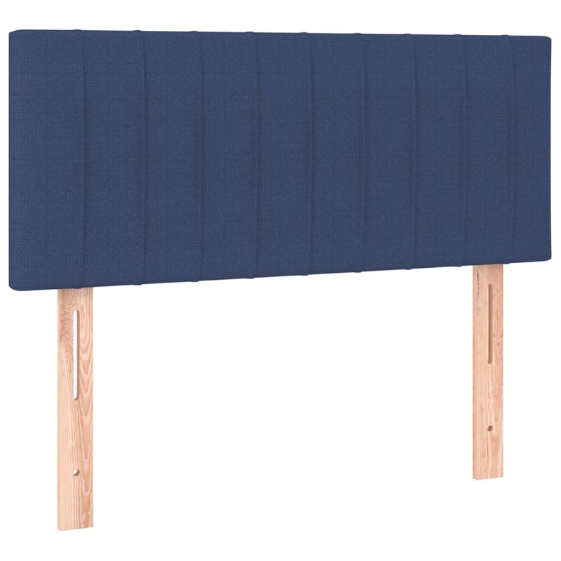 vidaXL kék szövet LED-es fejtámla 90x5x78/88 cm