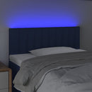 vidaXL kék szövet LED-es fejtámla 100x5x78/88 cm