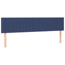vidaXL kék szövet LED-es fejtámla 180x5x78/88 cm