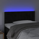 vidaXL fekete bársony LED-es fejtámla 90x5x78/88 cm