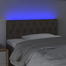 vidaXL tópszínű szövet LED-es fejtámla 90 x 7 x 78/88 cm
