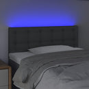 vidaXL sötétszürke szövet LED-es fejtámla 80 x 5 x 78/88 cm
