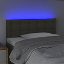 vidaXL tópszínű szövet LED-es fejtámla 100x5x78/88 cm