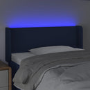 vidaXL kék szövet LED-es fejtámla 103 x 16 x 78/88 cm
