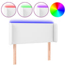 vidaXL fehér műbőr LED-es fejtámla 93x16x78/88 cm