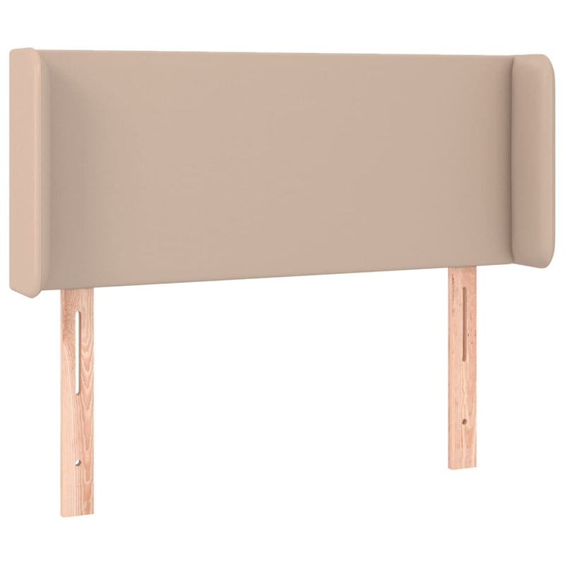 vidaXL fekete műbőr LED-es fejtámla 93x16x78/88 cm