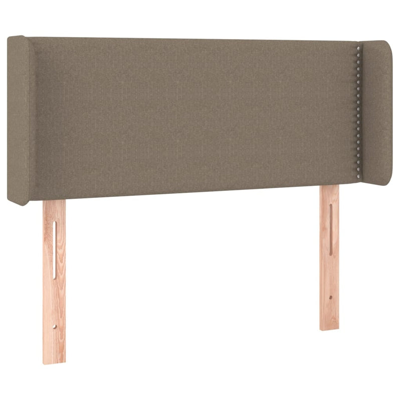 vidaXL tópszínű szövet LED-es fejtámla 93 x 16 x 78/88 cm