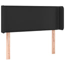 vidaXL fekete műbőr LED-es fejtámla 83 x 16 x 78/88 cm