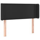 vidaXL fekete műbőr LED-es fejtámla 103 x 16 x 78/88 cm