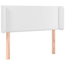 vidaXL fehér műbőr LED-es fejtámla 103x16x78/88 cm
