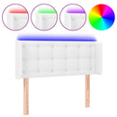 vidaXL fehér műbőr LED-es fejtámla 103x16x78/88 cm