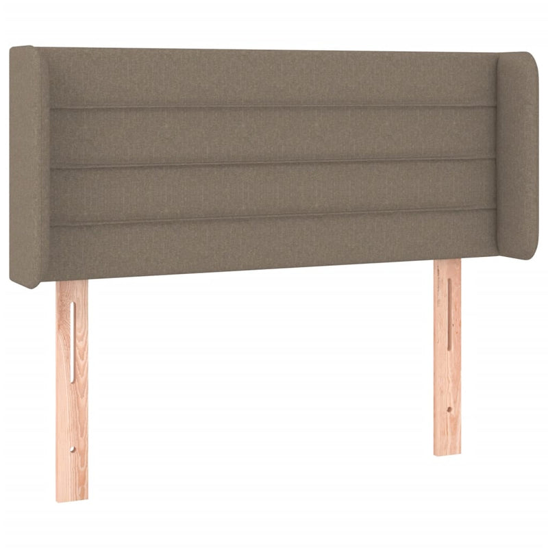 vidaXL tópszínű szövet LED-es fejtámla 93 x 16 x 78/88 cm