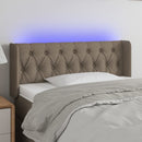 vidaXL tópszínű szövet LED-es fejtámla 93 x 16 x 78/88 cm