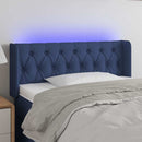 vidaXL kék szövet LED-es fejtámla 103 x 16 x 78/88 cm