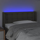 vidaXL tópszínű szövet LED-es fejtámla 83 x 16 x 78/88 cm