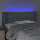 vidaXL világosszürke szövet LED-es fejtámla 103 x 16 x 78/88 cm