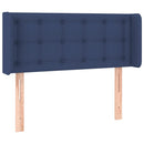 vidaXL kék szövet LED-es fejtámla 103 x 16 x 78/88 cm