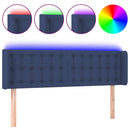 vidaXL kék szövet LED-es fejtámla 147 x 16 x 78/88 cm