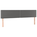 vidaXL szürke műbőr rugós ágy matraccal 200 x 200 cm