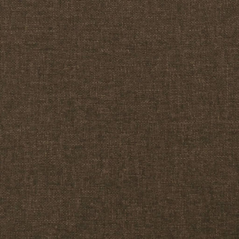 vidaXL sötétbarna szövet ágykeret matrac nélkül 80x200 cm