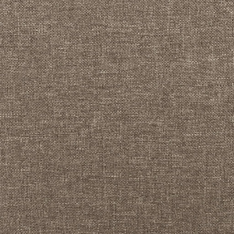 vidaXL tópszínű szövet ágykeret matrac nélkül 90x200 cm